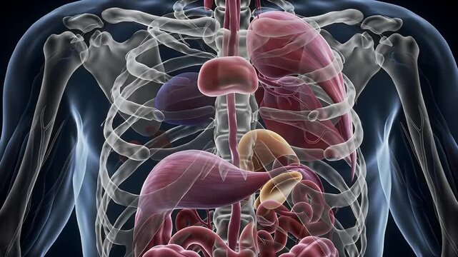Human Internal Organs Anatomy.