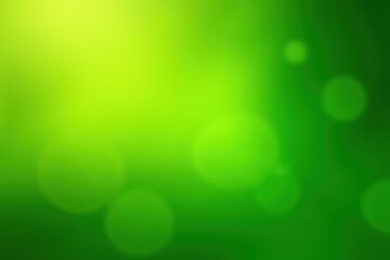 Obraz premium Blurry green bokeh, vibrant, out-of-focus circles, background, wallpaper