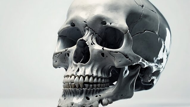 Cracked Skull A Study in Imperfection and Mortality