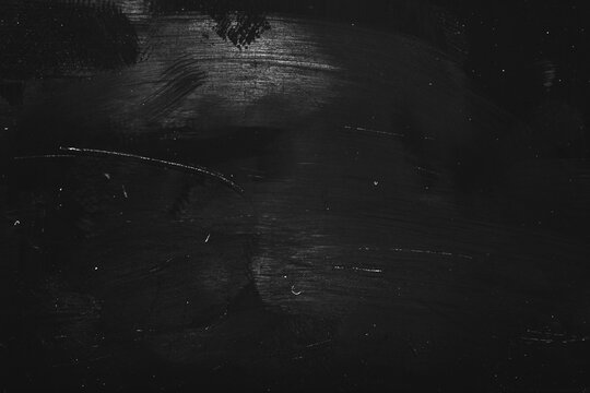 Black grunge abstract background with Copy space - Aged photo overlay - Editor layer with finger smudges dirt and scratches design