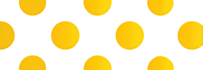 Bright yellow circles on black background
