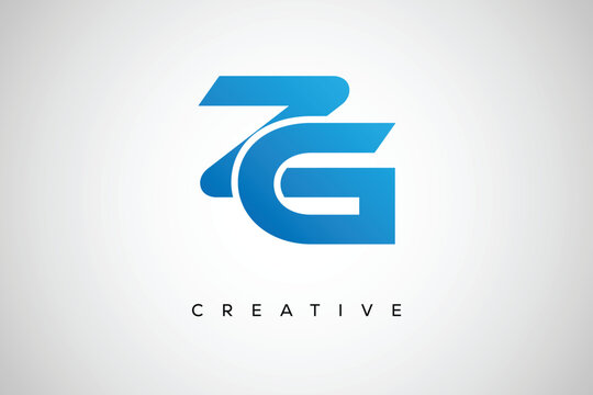 ZG Creative Monogram Letter mark Logo &ndash; Modern Branding Design & Business Identity