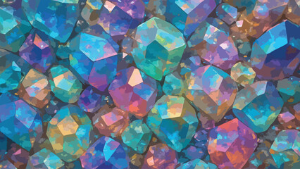 Crystallized Mineral Texture Background