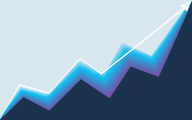 business graph showing growth
