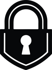 Classic padlock vector icon.eps