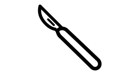 Obraz premium Surgical knife illustration