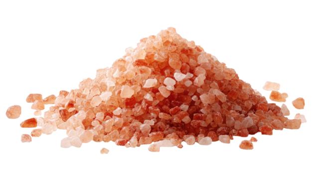 Pile of coarse, pinkish-red crystals (1)