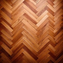 Close-up herringbone wooden floor
