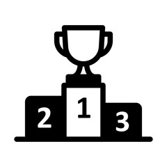 Trophy Podium Line Icon of Podium & Awards (Sports) Icon Set