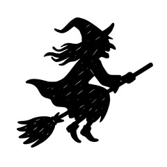 Flying Witch Halloween SVG