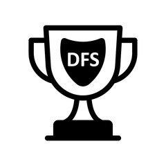 DFS Trophy Line Icon of Fantasy Sports Icon Set