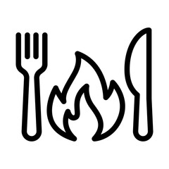 High Metabolism Diet Line Icon of Nutrition for Athletes Icon Set