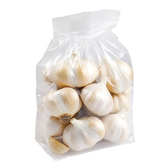 White garlic pile texture. Fresh garlic on market table closeup photo. Vitamin healthy food spice image. Spicy cooking ingredient picture. Pile of white garlic heads.