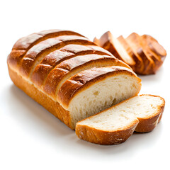 Freshly baked sliced bread bakery food photography indoor close-up culinary delight