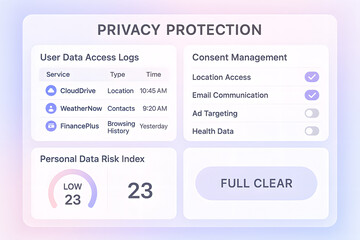 AI-Generated Privacy Protection Dashboard with Consent Management & Data Risk
Index