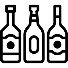Beer Bottle Craft Icon