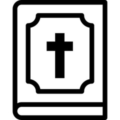 Obraz premium Bible Book Icon