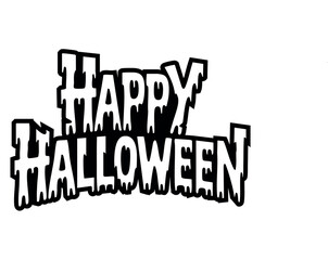 Happy halloween pumpkin art vector illustration