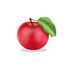 Fresh and sweet red apples