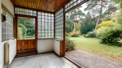 Contemporary Building Exterior with Modern Entrance Door