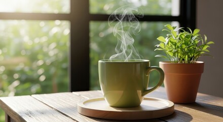 Photorealistic Close-up of a Rustic Wooden Whisk with Flour Dust
