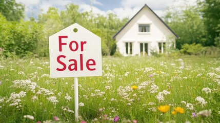 Beautiful suburban home with large windows manicured
