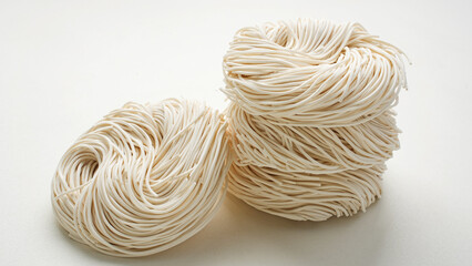 Raw dried Misoa or Misua, thin noodles, chinese food