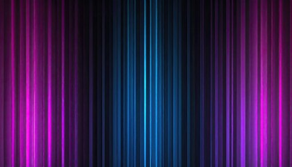 Vertical neon streaks of vibrant purple and blue against a dark background