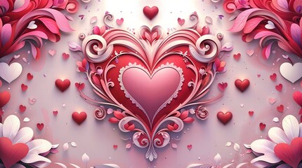 Large selection of invitation hearts, backgrounds, designs, cards, Wedding invitation.