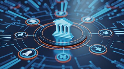 Digital banking system connects institutions and services seamlessly