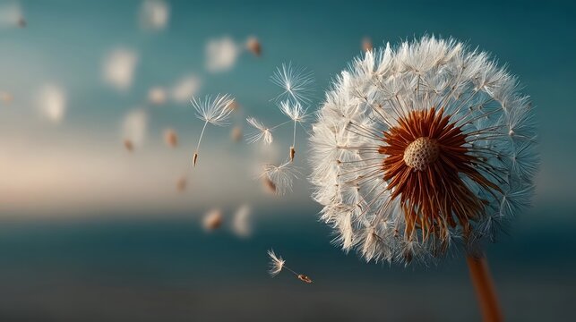 dandelion seed head