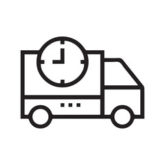 Fast Delivery Truck Icon
