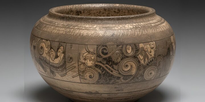 Cord Marked Earthenware from an Ancient Fishing Village