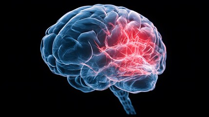 Human brain, illustration
