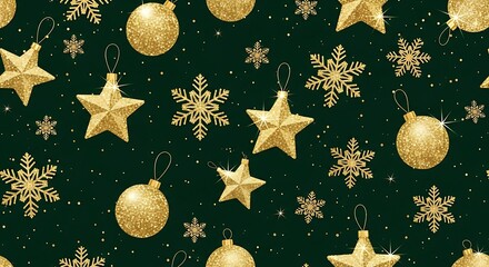 gold elegan pattern christmas