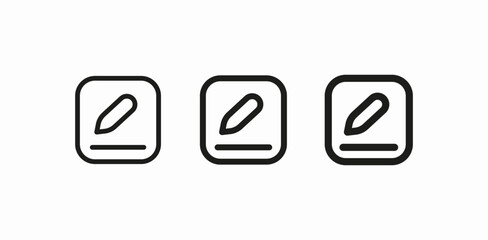 pen edit signature icon sign vector