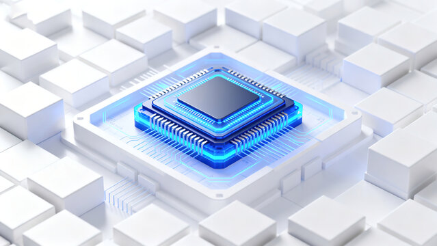 White chip background