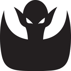  Vector Illustration of a Wizard ghost Silhouette