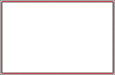 Red and Black Minimalist Rectangle Certificate Frame Border. 3