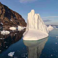 Iceberg in arctic waters