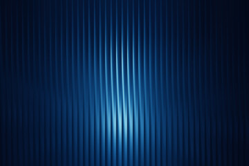 Fototapeta premium A dark blue abstract background featuring a vertical pattern of illuminated stripes