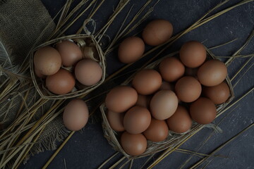 eggs in a basket
