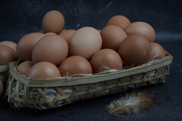 eggs in a basket