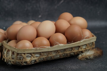 eggs in a basket