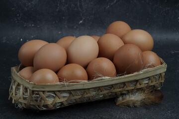 eggs in a basket