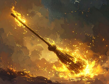 Burning Broom