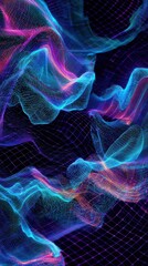 Abstract Nebula - Mesmerizing Digital Art with Vibrant Colors and Intricate Details.