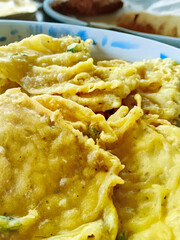 A Plate of Delicious Indonesian Tempe Mendoan Fritters