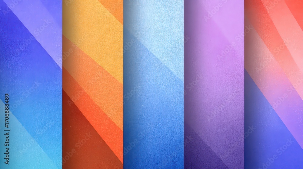 Canvas Prints trendy duotone gradient backgrounds collection for creative projects