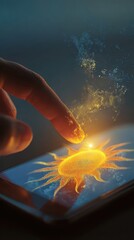 Digital Touch - Interacting with Technology and Viruses on a Screen.